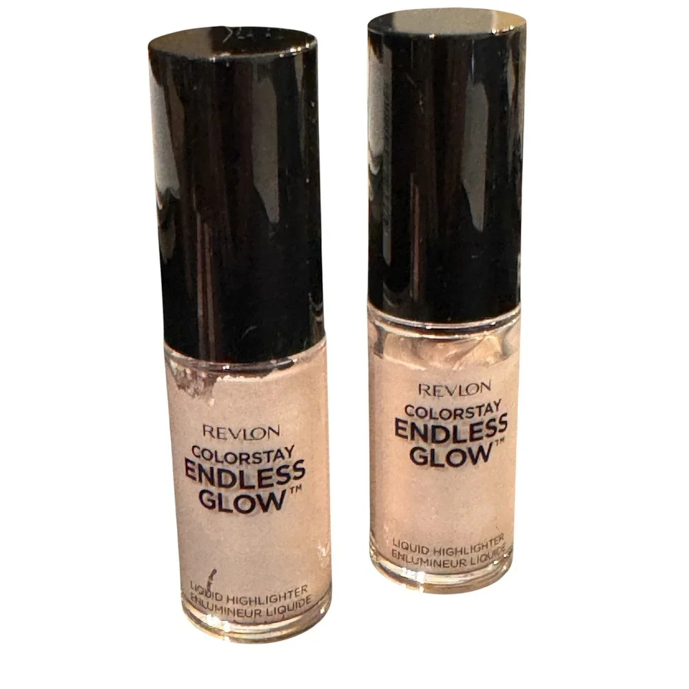 Revlon ColorStay Endless Glow Liquid Highlighter 001 Citrine/Topaz 2 Pack
